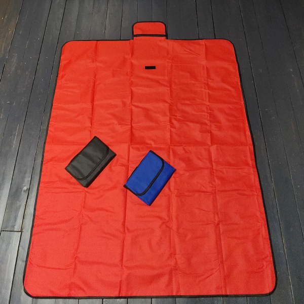 Плед - коврик для пикника и пляжа Monaco 150 х 120 см. / Утолщенное непромокаемое покрывало - сумка для кемпинга